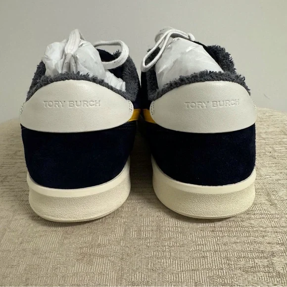 Tory Burch Hank Suede Court Sneakers - Picture 5 of 11